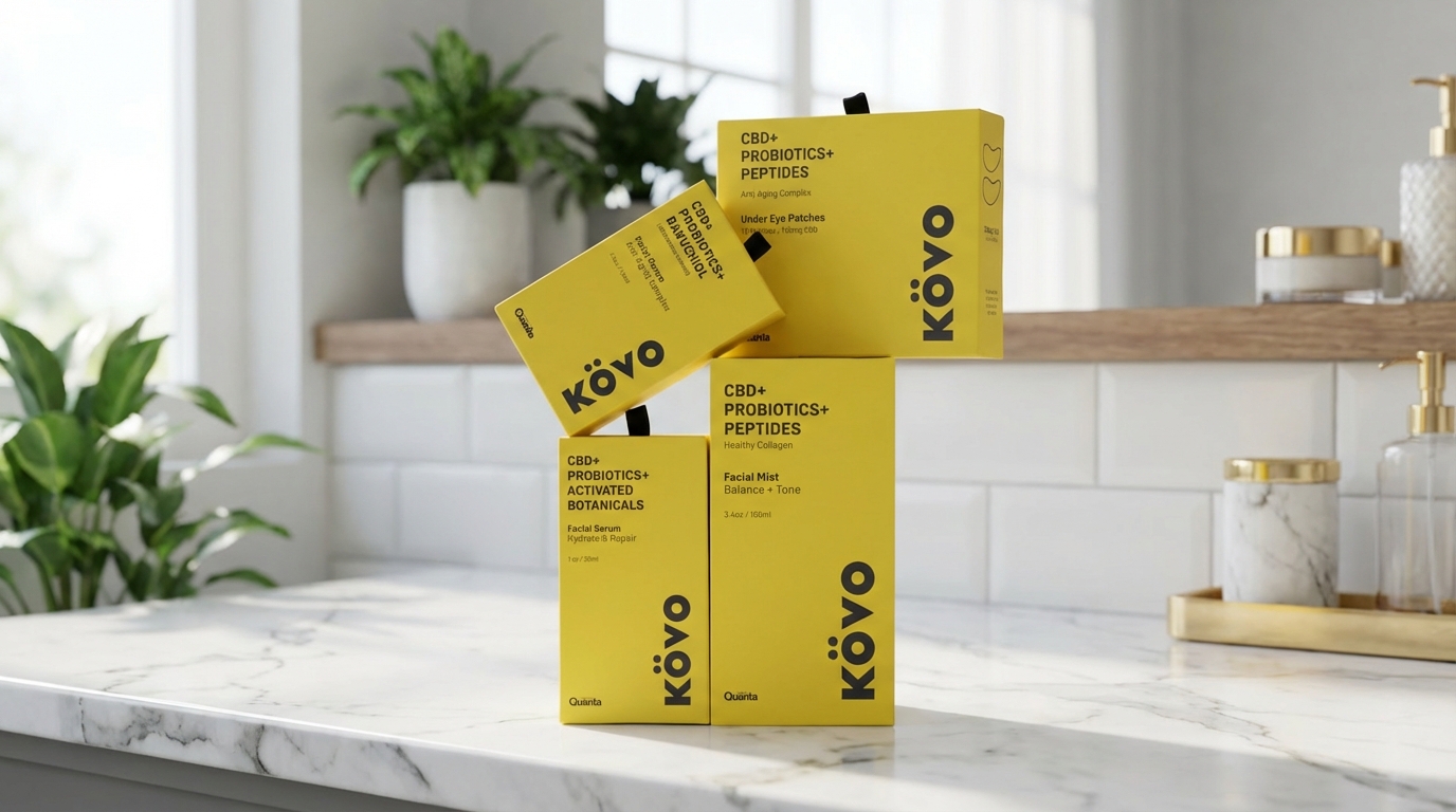 KOVO packaging and brand work by Artiphicial